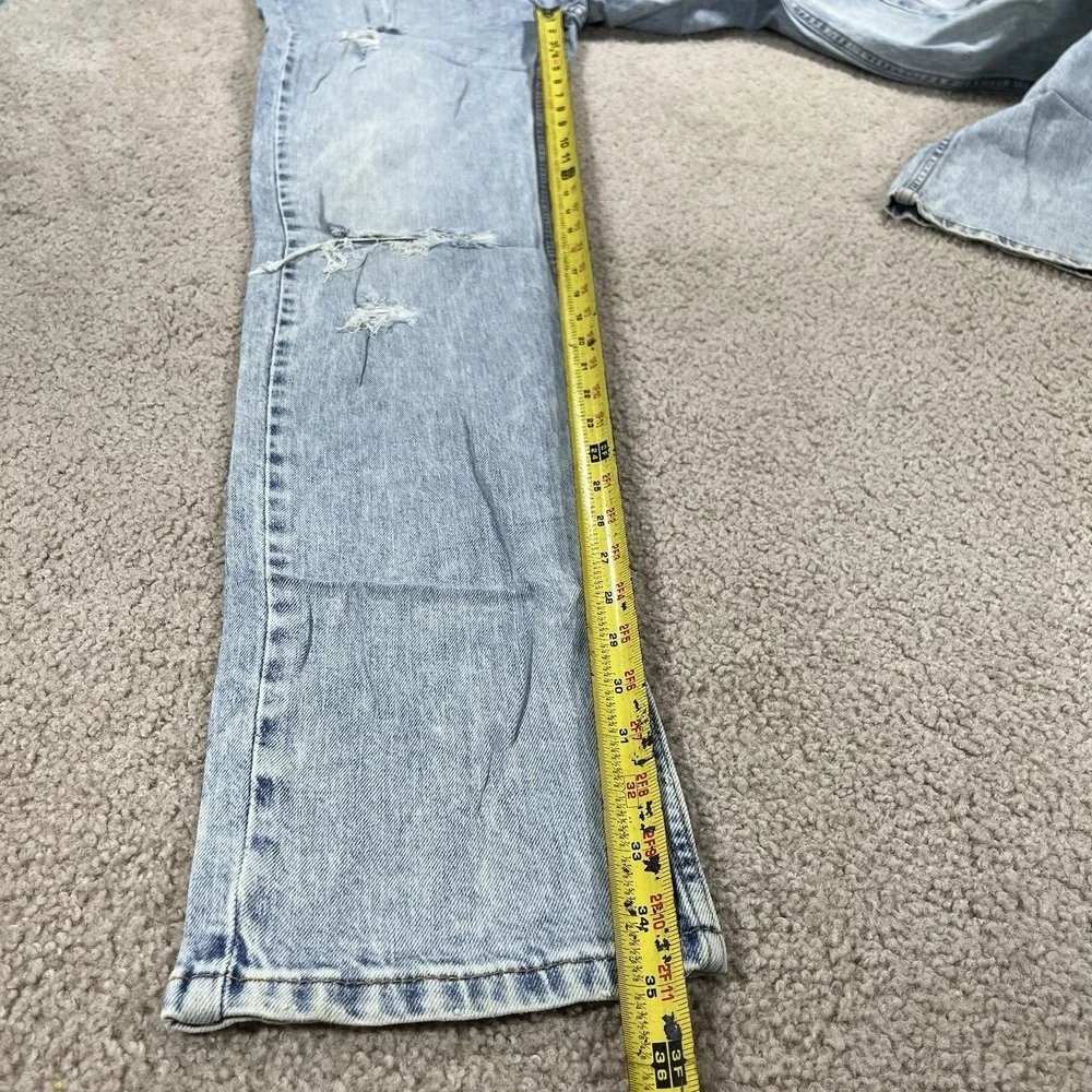 Levis 511 Slim Fit Mens Jeans 32x36 True Fit32x35 Light Wash Distressed FLEX NWT